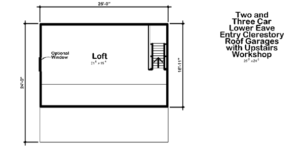 Upper/Second Floor Plan: 46-105