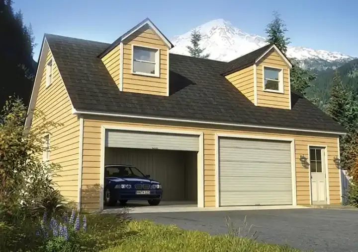 Traditional house plans 46-107 - front exterior, 672 sq ft, 0 bed, 0 bath house plans | Monster House Plans