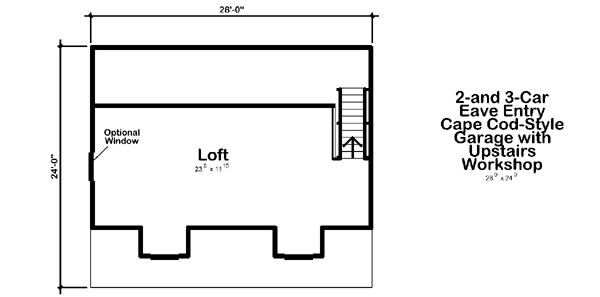 Upper/Second Floor Plan: 46-107