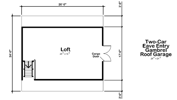 Upper/Second Floor Plan: 46-115