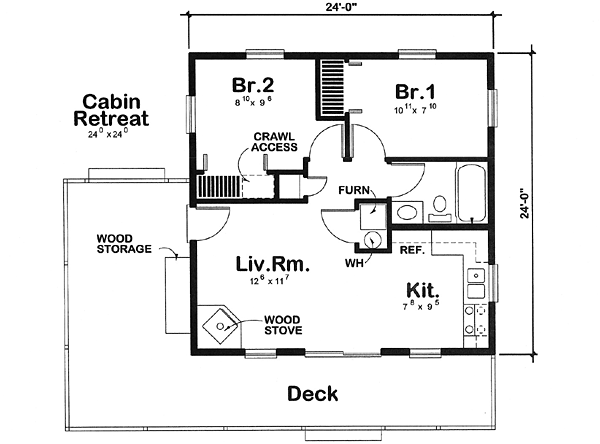 Main Floor Plan: 46-116