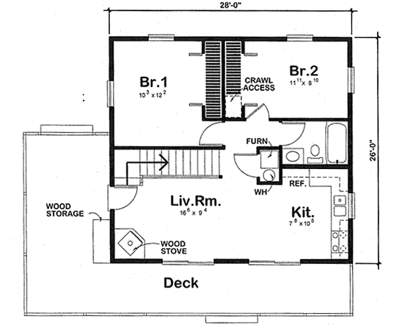 Main Floor Plan: 46-117