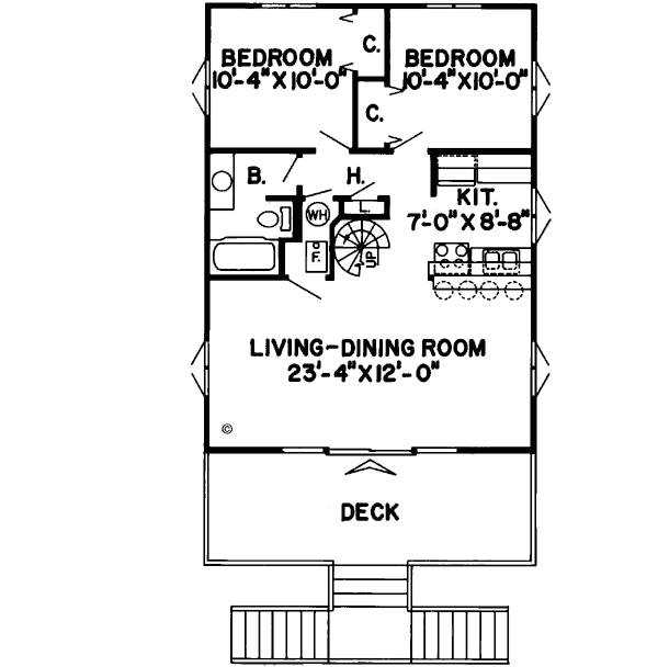Main Floor Plan: 46-124