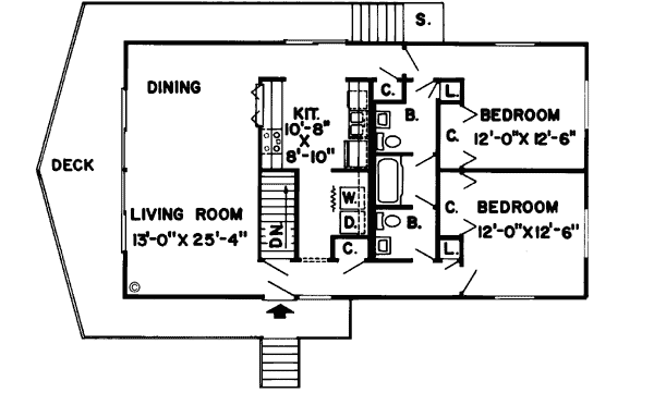 Main Floor Plan: 46-125