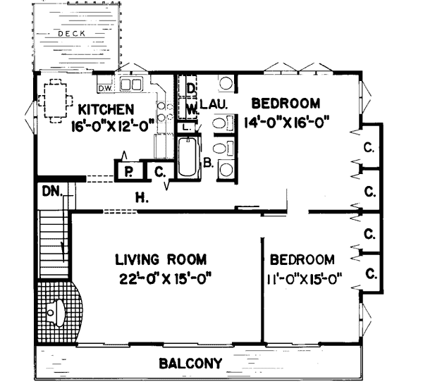 Main Floor Plan: 46-127