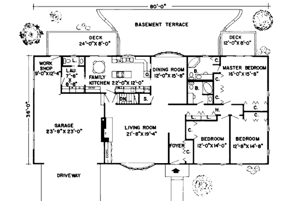 Main Floor Plan: 46-128