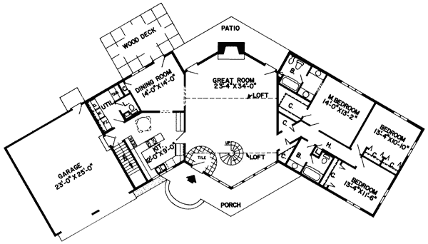 Main Floor Plan: 46-133