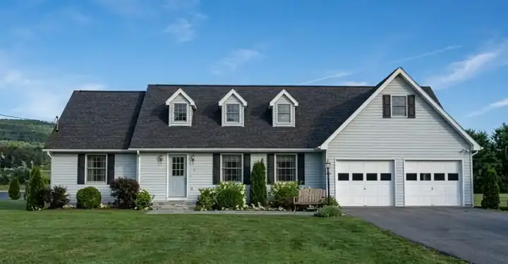 Cape Cod house plans 46-134 - front exterior, 1,738 sq ft, 3 bed, 2 bath house plans | Monster House Plans