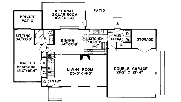 Main Floor Plan: 46-134