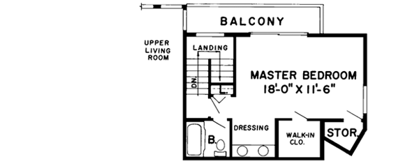 Upper/Second Floor Plan: 46-136
