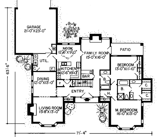 Main Floor Plan: 46-138