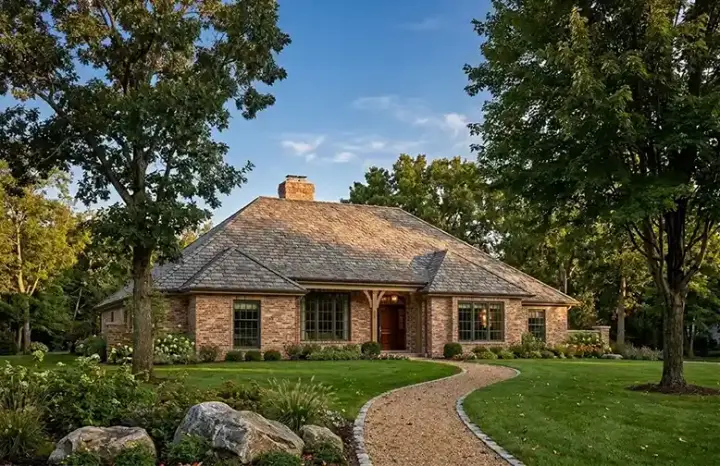 Traditional house plans 46-146 - front exterior, 2,144 sq ft, 4 bed, 3 bath house plans | Monster House Plans