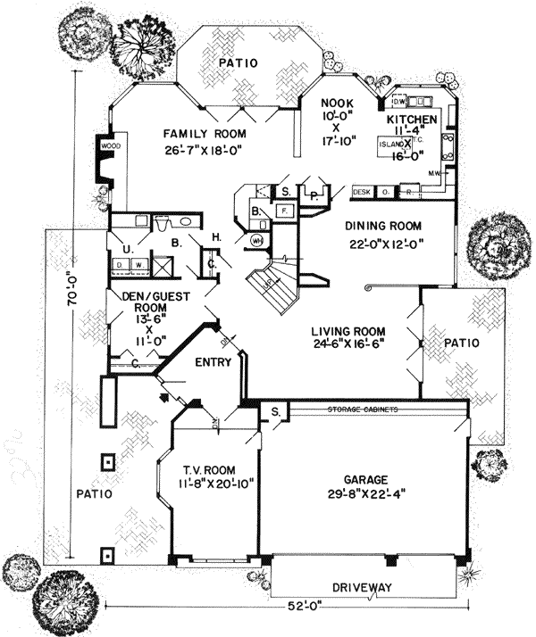 Main Floor Plan: 46-152
