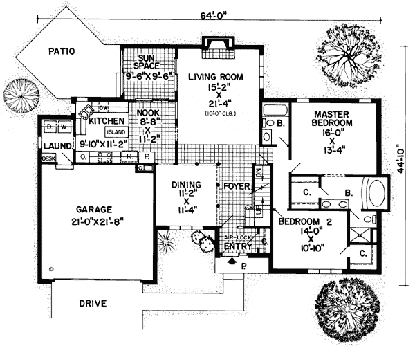 Main Floor Plan: 46-155
