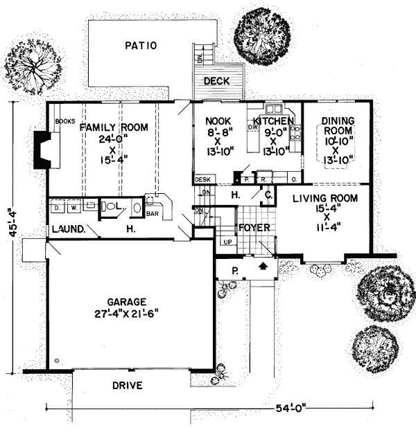 Main Floor Plan: 46-156