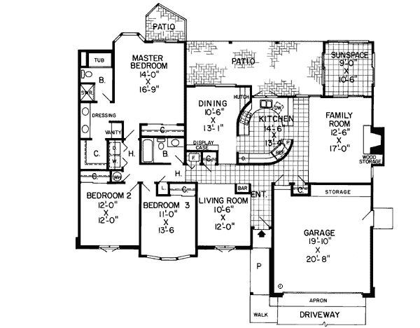 Main Floor Plan: 46-164