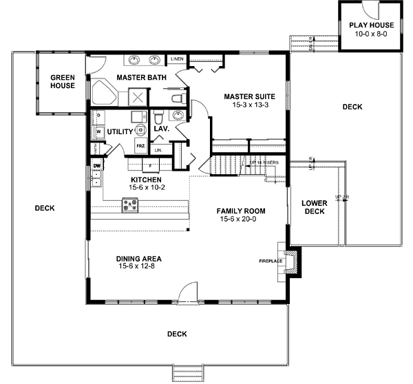 Main Floor Plan: 46-165