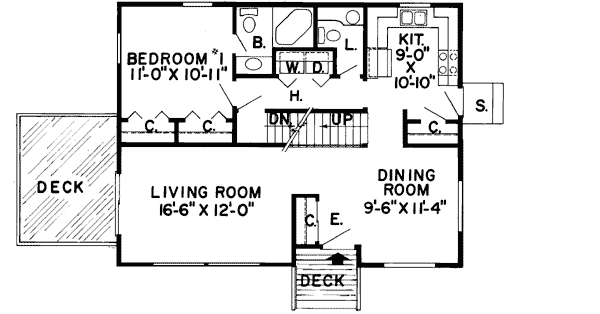 Main Floor Plan: 46-167