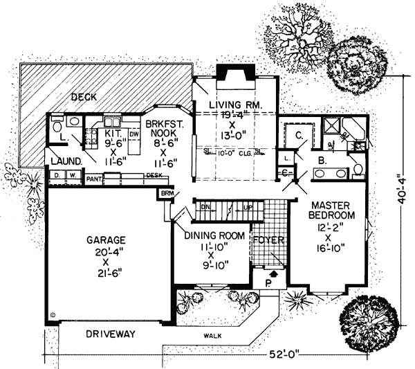 Main Floor Plan: 46-168