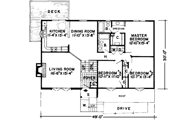 Main Floor Plan: 46-169