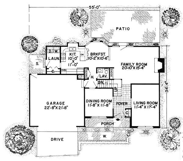 Main Floor Plan: 46-170