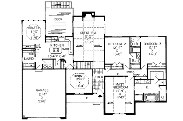 Main Floor Plan: 46-178