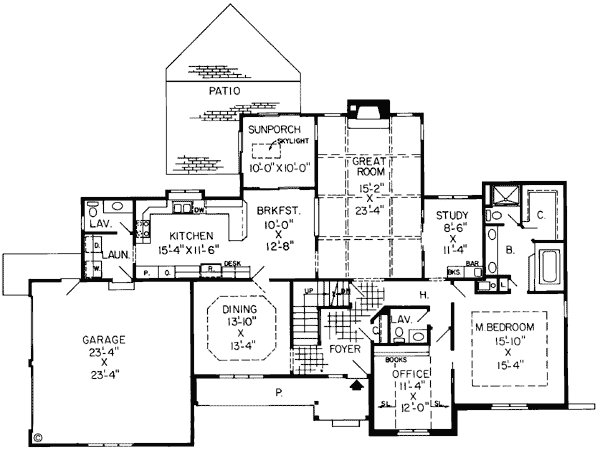 Main Floor Plan: 46-179