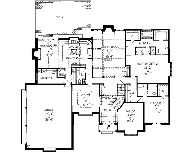 Main Floor Plan: 46-181