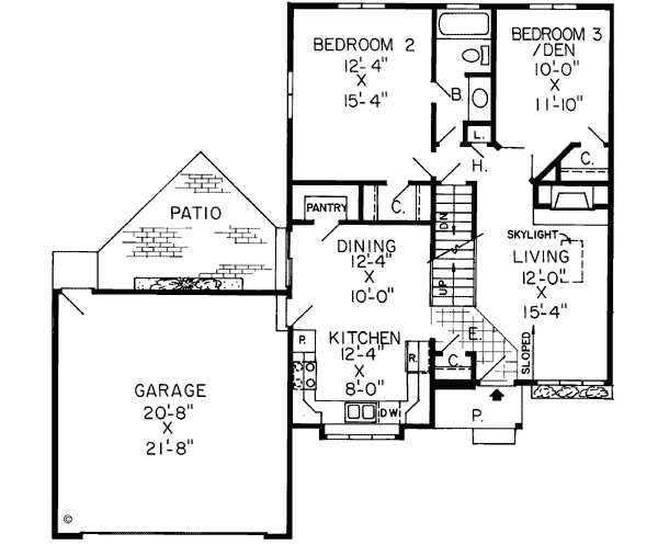 Main Floor Plan: 46-183