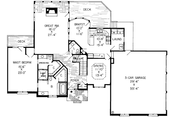Main Floor Plan: 46-184