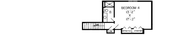 Upper/Second Floor Plan: 46-186