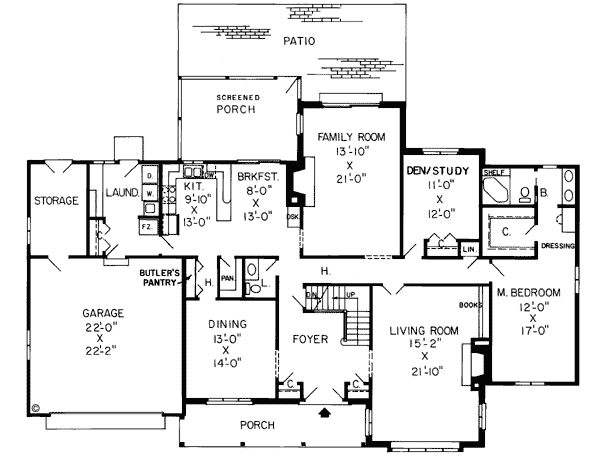 Main Floor Plan: 46-187