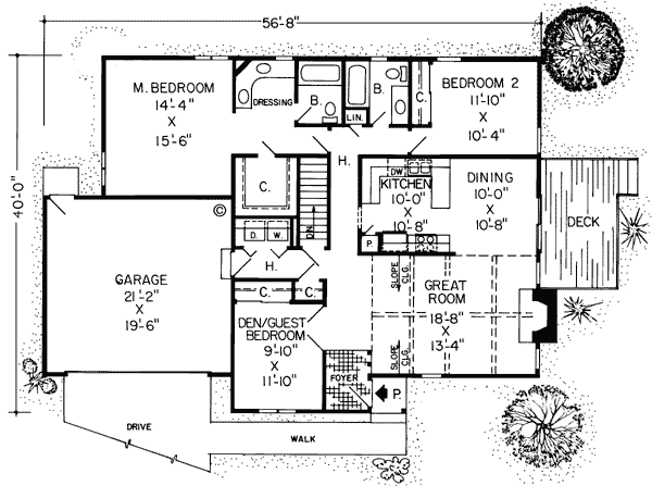 Main Floor Plan: 46-193