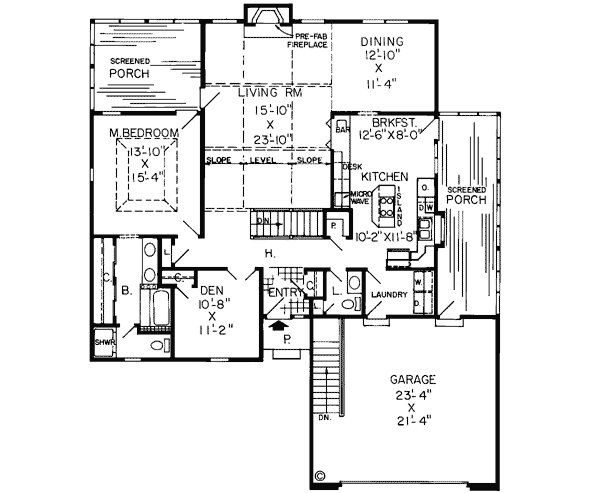 Main Floor Plan: 46-194