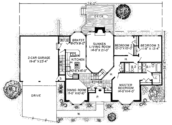 Main Floor Plan: 46-195