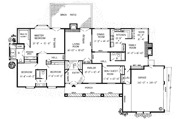 Main Floor Plan: 46-196