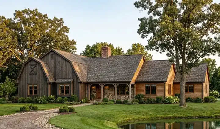 Country house plans 46-198 - front exterior, 2,730 sq ft, 3 bed, 2 bath house plans | Monster House Plans