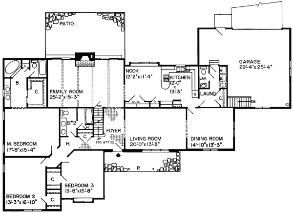 Main Floor Plan: 46-198