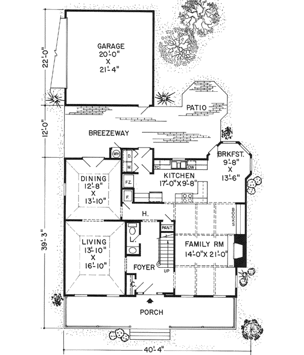Main Floor Plan: 46-201