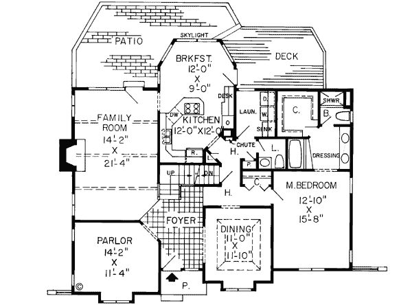 Main Floor Plan: 46-202