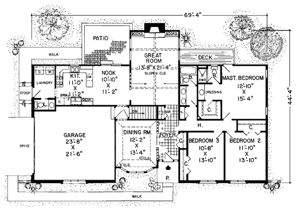 Main Floor Plan: 46-207