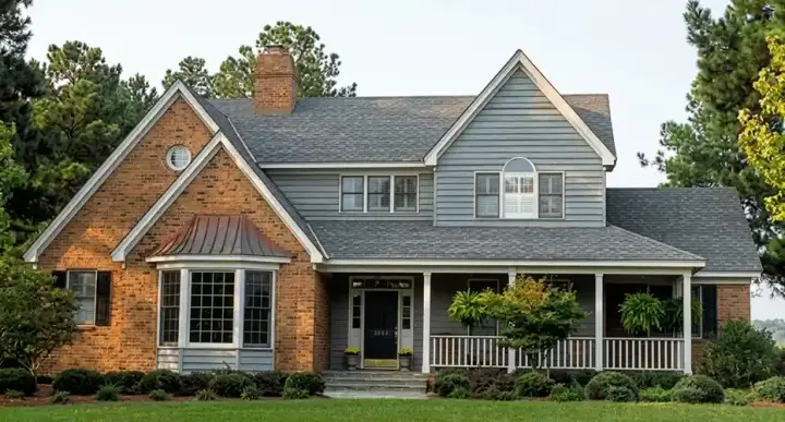 French Country house plans 46-210 - front exterior, 3,176 sq ft, 3 bed, 3 bath house plans | Monster House Plans