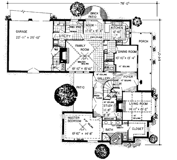 Main Floor Plan: 46-210