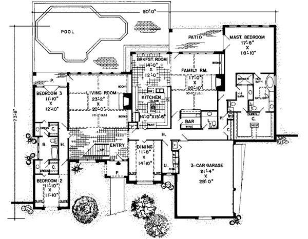Main Floor Plan: 46-211