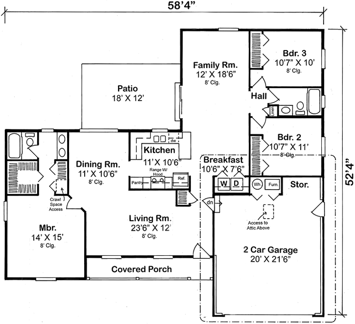 Main Floor Plan: 46-214