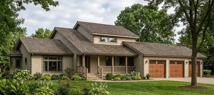 Traditional house plans 46-216 - front exterior, 2,184 sq ft, 3 bed, 2 bath house plans | Monster House Plans