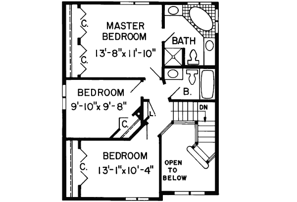 Upper/Second Floor Plan: 46-217