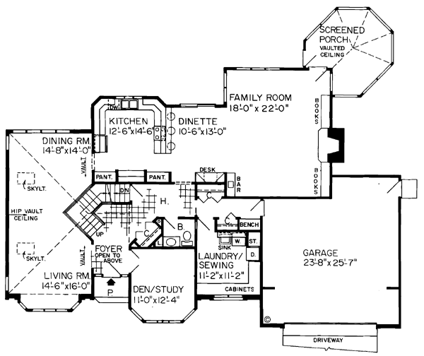 Main Floor Plan: 46-218