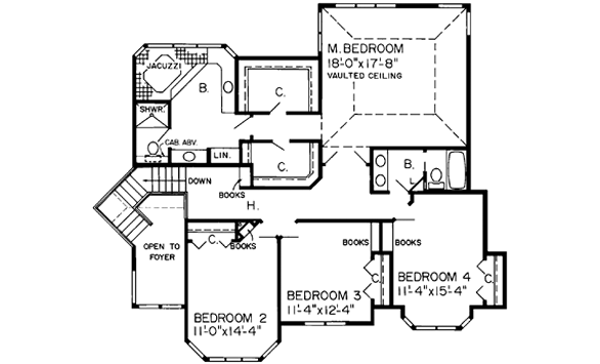 Upper/Second Floor Plan:46-218