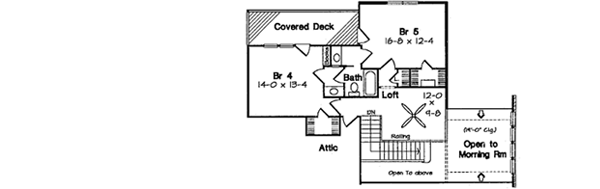 Upper/Second Floor Plan: 46-225